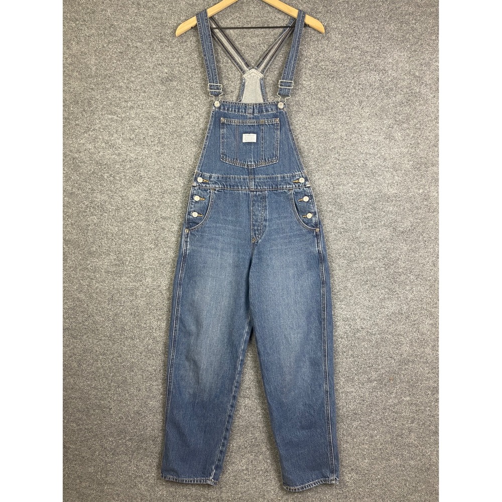 Levi's Denim Overalls Two Horse Brand XS Excellent Straight Leg Cotton Dungarees
